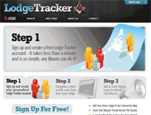 Tablet Screenshot of lodgetracker.com